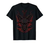 Baphomet Gothic Occult Lucifer Sigil Goat Satanic T-Shirt