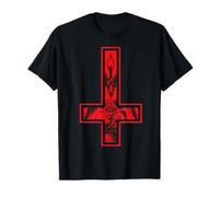 Baphomet Inverted Cross Occult Satanism Hail Satan T-Shirt