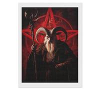Baphomet Pentagram Goat Funny Adult Diamond Art Painting Kits Personalised Drill Craft Picture Wall Decor