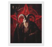 Baphomet Pentagram Goat Funny Adult Diamond Art Painting Kits Personalised Drill Craft Picture Wall Decor