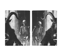 Baphomet Satan Goat Passport Cover Case Passports Card Holder Wallet Travel Protector Accessories