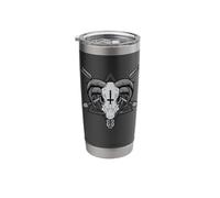 Baphomet Satanic Deer Skull Stainless Steel Insulated Tumbler