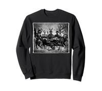 Baphomet Satanic Rituals Lucifer Occult Pagan Black Magic Sweatshirt