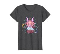Baphomet Shirt Pastel Goth Kawaii Devil Satan Pentagram Cult T-Shirt, Women, Dark Heather Grey, 3X-Large