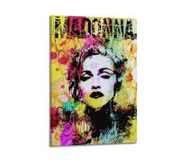 BAPINGM Madonna Poster Room Decor Artistic Poster for Room Aesthetic Canvas Wall Art Bedroom Decor 12x18inch(30x45cm) Frame-style
