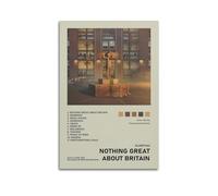 BAPINGM Nothing Great About Britain Slowthai Poster Room Decor Artistic Poster for Room Aesthetic Canvas Wall Art Bedroom Decor 12x18inch(30x45cm) Unframe-style