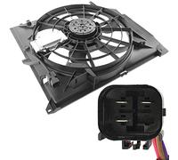 Bapmic 17111436260 Radiator Fan Engine Cooling 17111436260 for E46 E46