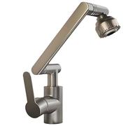 BAPPKON Kitchen Taps, Chrome Kitchen Sink Taps with 2 Spray Modes, Universal Mechanical arm swivelling to 1080°, Use of hot and Cold Water Kitchen Sink Taps