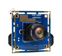 BAPPRJJ 1080p Full Hd MJPEG 30fps/60fps/120fps High Speed CMOS OV2710 Wide Angle CCTV Security UVC OTG OEM Webcam Usb Camera Module(12mm,1m cable)