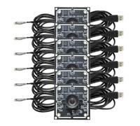 BAPPRJJ 3PCS 100 Degree Camera Module 1MP OV9732 1280x720 USB Free Driver Manual Focu, with 2 Meter Cable WinXP/7/8/10(6Pcs 2 Meter)