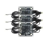 BAPPRJJ 3PCS 100 Degree Camera Module 1MP OV9732 1280x720 USB Free Driver Manual Focu, with 2 Meter Cable WinXP/7/8/10(New 3PCS 2 Meter)