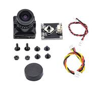 BAPPRJJ Mini1/3 CMOS 1500TVL B19 FPV Camera 2.1mm Lens Power 5V-30V PAL/NTSC With OSD Internal Adjustable For RC FPV Racing Drone(Bundle 1)