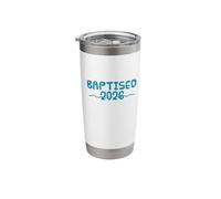 Baptised 2026 Christian Church Baptism Stainless Steel Insulated Tumbler