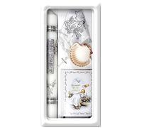 Baptism Candle Set for Boys Girls - Catholic - (Silver)