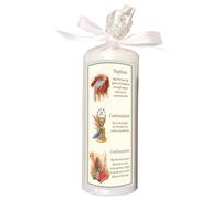 Baptism/Communion/Confirmation Candle 6" Gift Wrapped
