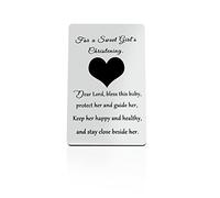 Baptism Gifts for Baby Girl Christening Gifts Dear Lord Bless This Baby Protect Her and Guide Her First Communion Gift Baby Shower Gifts Christmas Birthday Gifts