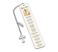 Baptism Gifts for Girl You are Amazing Bookmark for Women Her Christian First Communion Confirmation Gifts for Teen Girls Bible Accessories Bible Study Religious Catholic Bookmark for Women