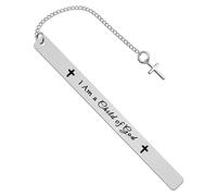 Baptism Gifts for Girls Boys for I am a Child of God Bookmark First Communion Gifts for Goddaughter Godson Religious Gift Christmas Birthday Gift Christian Gifts for Women Men