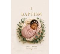 Baptism Guest Book - Black Baby Girl Edition