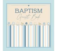 Baptism Guest Book: Memorable Special Day Keepsake Gift for Your Son - Message Book ( 110 Guests ) With Gift Log & Space to Add Photos. (Baby Blue)