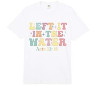 Baptism Left it in the Water Jesus Baptized Women Men Boy Comfort Colors Adult Heavyweight T-Shirt