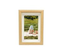 Baptism Picture Frame, Tabletop Photo Collage Frame Wood Color 8.3x11.7 inch Modern House Decor