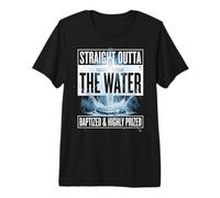 Baptism Tshirt Kids Adult Christian Jesus Religion Baptized Premium T-Shirt