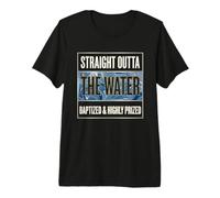 Baptism Tshirt Kids Adult Christian Jesus Religion Baptized Premium T-Shirt