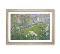 Baptistes Garden by Theodore Earl Butler Framed Print | A2 Oak Framed Wall Art | Ready to Hang | Modern Floral Picture | Living Room Bedroom Lounge Office