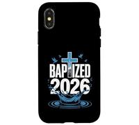 Baptized 2026 Baptism Christian Jesus Christ God Church Case for iPhone X/XS
