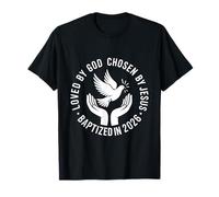 Baptized 2026 Holy Spirit Dove Christian Baptism T-Shirt