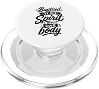 Baptized By One Spirit Into One Faithful Body Christian PopSockets PopGrip for MagSafe