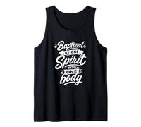 Baptized By One Spirit Into One Single Body Christian Tank Top