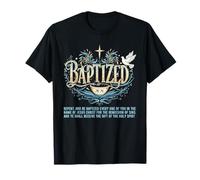 Baptized in 2026 Shirt Bible Verse for Christian Baptism T-Shirt