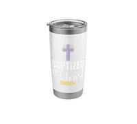 Baptized in Christ 2024 Jesus Cross Religious Christian Stainless Steel Insulated Tumbler