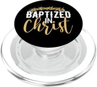 Baptized in Christ Shirt Christian Shirts Baptism Christian PopSockets PopGrip for MagSafe