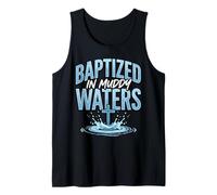 Baptized in Waters Baptism Bible Baptized Christian Tank Top
