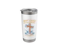 Baptized Into Christ Jesus Water Baptism Christian Baptized Stainless Steel Insulated Tumbler