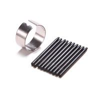 BAQI 10 Pieces Replacement Stylus Pen Tips Pen Nibs for Wacom Intuos 3/4/5/Pro Bamboo CTE MTE CTL CTH with Replace Ring