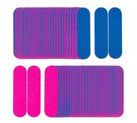BAQI 200 Pieces Mini Nail Files Bulk, Disposable Double Sided Emery Board 180/240 Grit, Nails Buffering File, Manicure Buffer Tools for Home and Salon Use