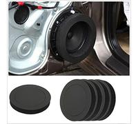 BAQI 4pcs Universal 6.5inch Foam Ring Insulation Ring Soundproof Cotton Pad Car Door Speaker Bass Enhancer System Kit
