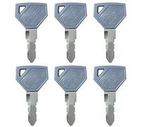 BAQI 6pcs Replacement Excavator 52160 Ignition Keys Starter Switches for Yanmar Plant Wheel Loader Heavy Equipment
