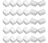 Baquler 30 Pcs Water Polishing Pads Compatible with Fluval 306 307 406 407 Filter Media Sponge Replacement Parts for Aquarium Fish Tank