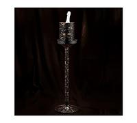 Bar Accessories Hammered Ice Bucket with Stand, Large Stainless Steel Floor Standing Cooler for Beer, Wine Chiller, Outdoor or Indoor Use for Parties(Black)