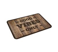 Bar Accessories Man Cave Good Vibes Only Mat Indoor Door Mats for Home Outdoor Rug Front Door ( Size : 40X60CM )
