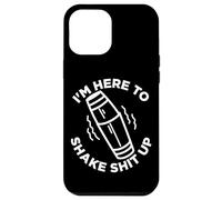 Bar Alcohol I'm Here To Shake it Up Funny Quote Bartender Case for iPhone 12 Pro Max