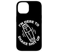 Bar Alcohol I'm Here To Shake it Up Funny Quote Bartender Case for iPhone 14