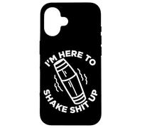 Bar Alcohol I'm Here To Shake it Up Funny Quote Bartender Case for iPhone 16