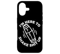 Bar Alcohol I'm Here To Shake it Up Funny Quote Bartender Case for iPhone 17