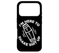 Bar Alcohol I'm Here To Shake it Up Funny Quote Bartender Case for iPhone 17 Pro
